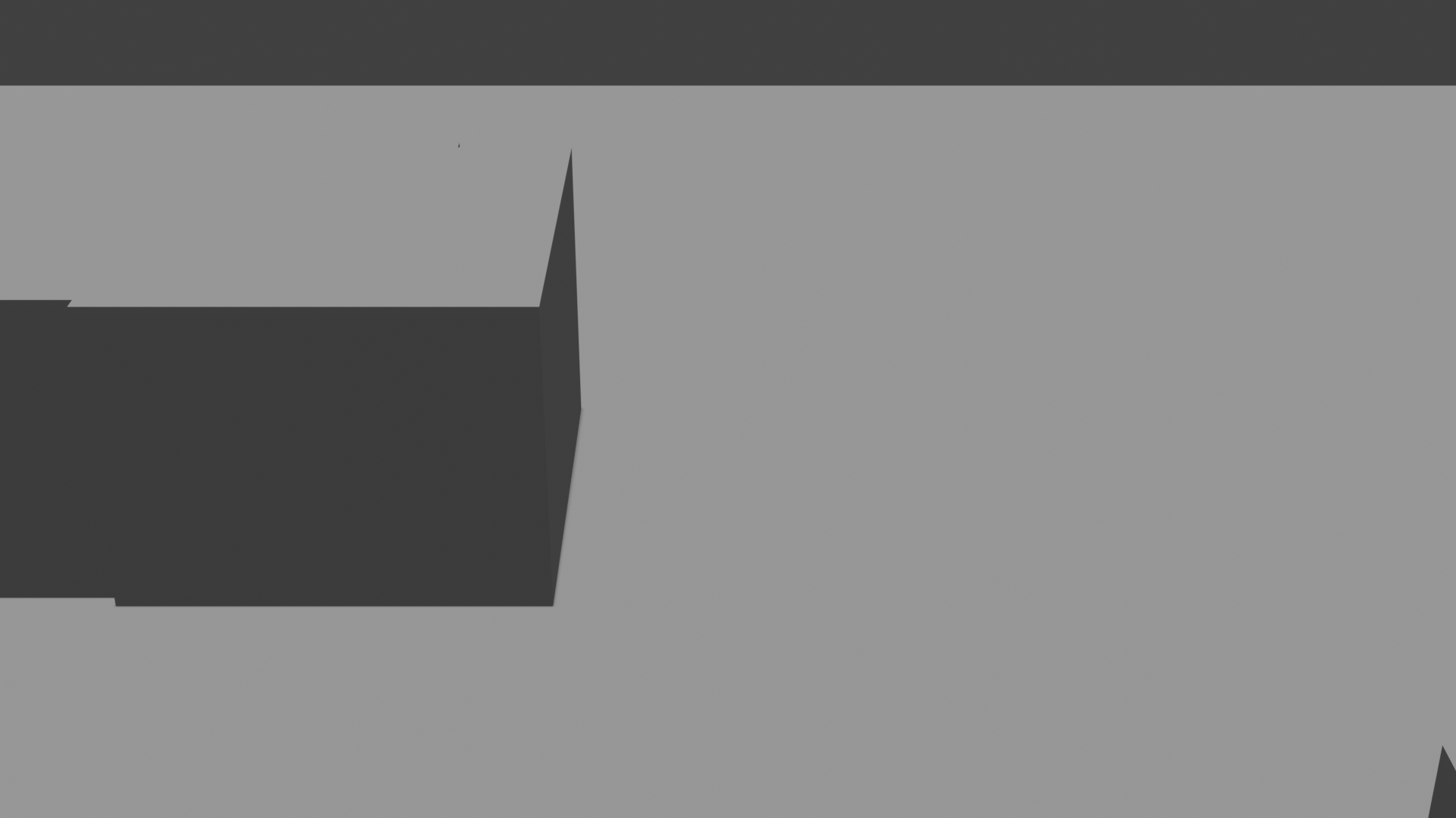 Raw synthetic scene